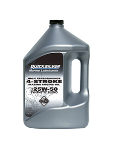 Quicksilver 4-Stroke Syntetic Blend, 25W50, 4л