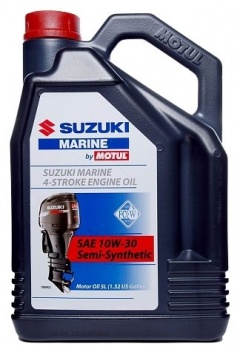 Моторное масло MOTUL SUZUKI Marine 4T 10W-30, 5 л (102083)